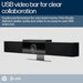 Poly Studio 4K USB Video Conference System (Plantronics) - Camera, Microphone, & Speaker Bar for Small & Medium Conference Rooms - Auto Framing & Tracking - Teams/Zoom Certified - Amazon Exclusive - USA Trading Depot, LLC