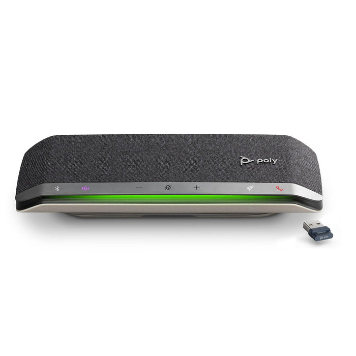 Poly Sync 40+ Smart Speakerphone (Plantronics) - Flexible Workspaces - Connect to PC/Mac via BT700 Adapter and Smartphones via Bluetooth - Works with Teams, Zoom – Amazon Exclusive - USA Trading Depot, LLC
