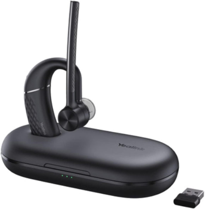 Yealink BH71 Pro Teams Certified Wireless Bluetooth Mono Headset - Deskphone, PC,Mac, Video Calls, Mobile Phone Calls, Compatible with Zoom, RingCentral, Meet, Vonage, Gold Support Plan - USA Trading Depot, LLC