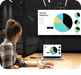 Yealink Bundle of MCoreKit-C5-ZR Zoom Rooms Base-kit for Diverse Meeting Rooms, Rooms, RingCentral, Vonage, Teams Connects to PC, Mac, Cell & Softphones with TWAComm Microfiber Cloth - USA Trading Depot, LLC