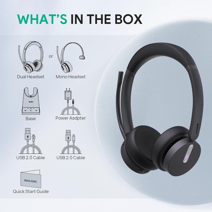 Yealink WH64 Teams Wireless Headset - USA Trading Depot, LLC